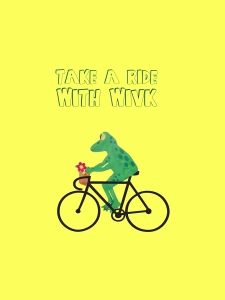 frog-bicycle-tee