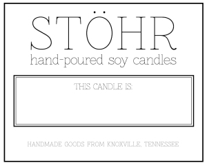 Handel-Candle-label
